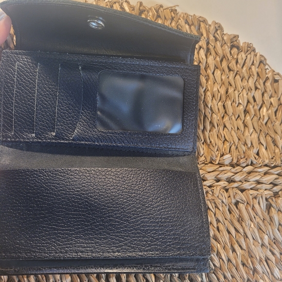 Vintage Harley-Davidson Black Leather Billfold Wallet - Picture 3 of 9